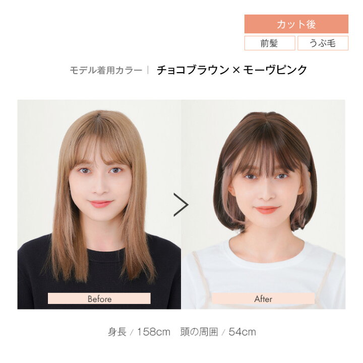 楽天市場】「天使のインナーカラーカジュアルボブ」 ウィッグ 