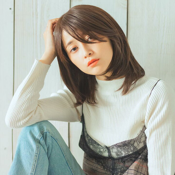楽天市場】【返品保証あり】「天使のレイヤーセミディ 人毛MIX 