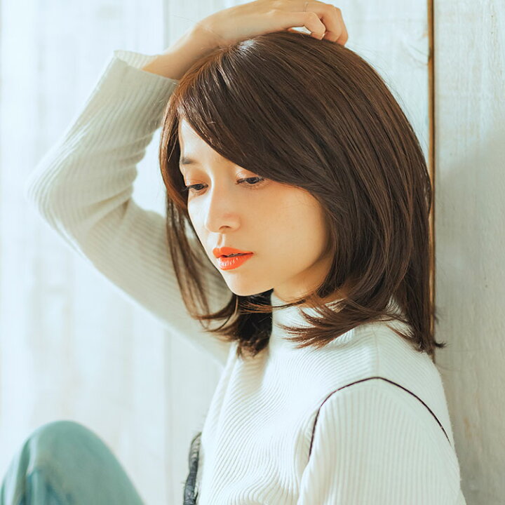 楽天市場】【返品保証あり】「天使のレイヤーセミディ 人毛MIX 