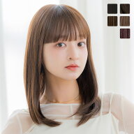 【リニューアル】「メープルラテミディ」 ウィッグ ミディアム フルウィッグ 医療用 医療用ウィッグ 自然…