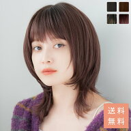 ウィッグ ミディアム セミロング フルウィッグ 「ルーヴミディ」 医療用 LINEASTORIA 送料無料 カール ス…