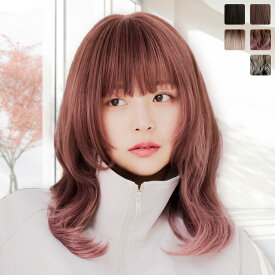 ウィッグ ミディアム 「シャトンミディ」フリーサイズ 快適 LINEASTORIA 送料無料 カール ストレート レイヤーカット wig かつら 帽子 LSRV_P