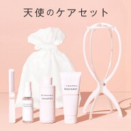 ウィッグ 「天使のケアセット」 ウィッグ専用スタンドコンパクトタイプ 折りたたみブラシ シャンプートリ…