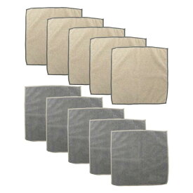 アズマ おそうじクロス10枚入-IN マルチクロス マイクロファイバー ふきん 台ふき ぞうきん 汚れにくい 雑巾 水だけで油汚れが落とせる しょう油・ソースなどの食卓の汚れ拭き 洗面台 吸水