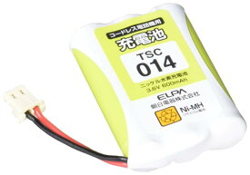 エルパ (ELPA) 電話機用充電池 サンヨー同等品 電池パック 3.6V 600mAh ニッケル水素充電池 TSC-014