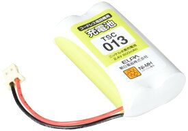 エルパ (ELPA) 電話機用充電池 サンヨー他同等品 電池パック 2.4V 600mAh ニッケル水素充電池 TSC-013