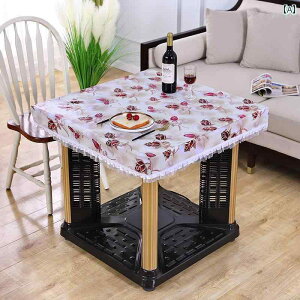 テーブル 布 防水 防 油無 洗浄 正方形 グリル カバー 電気 ストーブ セット 暖 火 クロス 麻 こたつ フラワー おしゃれ
