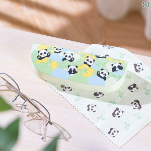 メガネ ケース 携帯用 女性 耐 圧年 子供用 男子 学生 パンダ ボックス バッグ 収納 かわいい アクセサリー