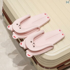 折りたたみ スリッパ カップル 旅行用 ポータブル 滑り止め アウトドア ビーチ サンダル 出張用 ルームシューズ インテリア リビング