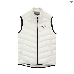 キャロウェイゴルフ メンズ 秋冬 アウターベスト マルチ カラー オプション ウォーム ベスト ホワイト ブラック ネイビー レッド