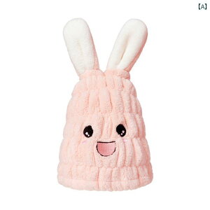 子供用 ドライ ヘア キャップ 女の子用 吸収 速乾 タオル シャンプー ヘッドバンド ベビー シャワー バスルーム かわいい ホームインテリア