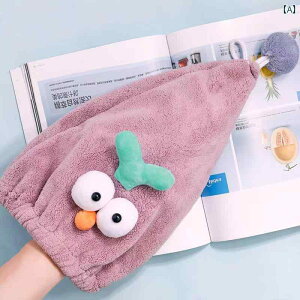 子供用 ドライ ヘア キャップ 吸収 速乾性 女の子 厚手 2025 新型 包頭 タオル 吹く 学生 バスルーム かわいい ホームインテリア