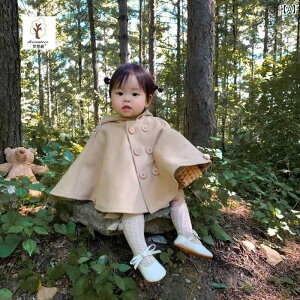 ベビー ケープ コート 秋冬 お出かけ アウターウェア ショール 男の子 女の子 防風 服 子供用 キッズ カジュアル コットン