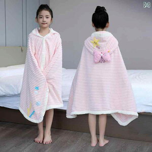子供用 バスタオル ケープ バスローブ ウェアラブル フード 付き 男の子 女の子 2025年 コットン 吸水性 ベビーバスローブ