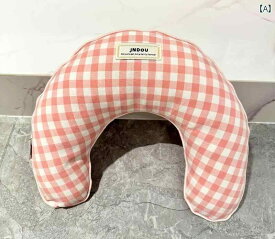 ペット 枕 犬用 あごパッド 睡眠用 取り外し可能 ペット用 U字型 猫用 夏用 ギンガムチェック ポップ クッション かわいい