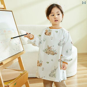 赤ちゃん 絵画 カバー 服 子供用 エプロン 書道 芸術 学生 秋冬 家事 防水 防 油 小さめ 女の子 カジュアル キッズ かわいい