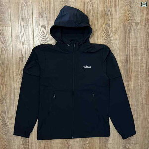 ゴルフ メンズ ウィンドブレーカージャケット 伸縮性 速乾 防水 レインコート フード 収納 取り外し可能 袖 半袖 ベスト カジュアル