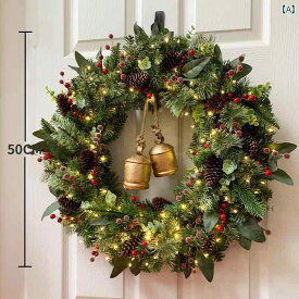クリスマス ギフト リース 50 - 80 CM ドア 吊り 窓 ホテル ショッピング モール フロント デスク 屋内 屋外 おしゃれ ペンダント