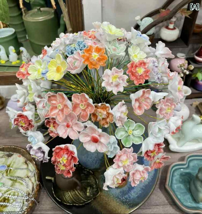 楽天市場】景 徳 鎮の 高温 手作り 陶器の 花 シミュレーション 永遠の 
