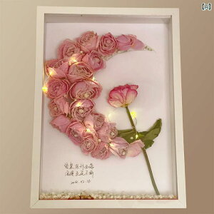 ドライフラワー フォトフレーム 手作り DIY 永遠の 花の 収納 ボックス 立体 額縁 バラの 作る.カラフルカラーオシャレ