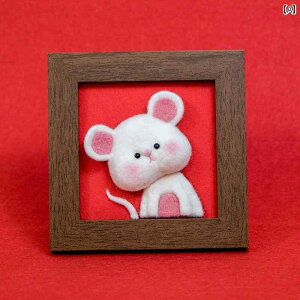 ウール フェルトで 作る DIY 素材の 詰め合わせ カップル ギフト 干支 人形 装飾 フォトフレーム 絵画など.カラフルカラーオシャレ