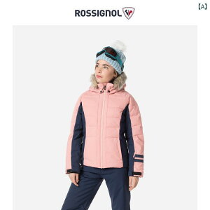 ROSSIGNOL ルシアーノ 子供用 スキー スーツ ウェア ティーンエイジャー 女の子用 暖かい 快適 スノー キー トップス ピンク ブルー