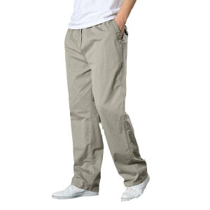 パンツ メンズ 男性用 裏起毛 ワークパンツ カーゴパンツ ストレート ズボン ボトムス 大きいサイズ ゆったりめ 無地 コットン 綿 秋冬 冬 防風 普段使い