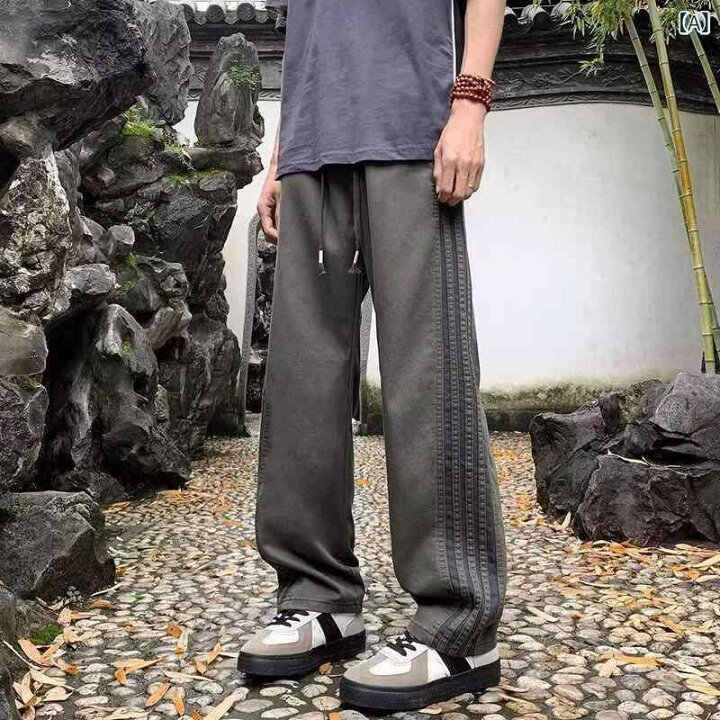 楽天市場】パンツ メンズ ストライプ柄 カーゴパンツ アーミーグリーン 