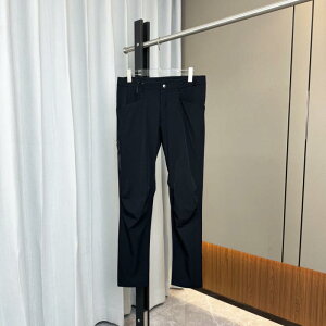 パンツ メンズ 男性用 アウトドア スポーツ ウェア 速乾性 ストレッチ ロングパンツ 薄手 ズボン 黒