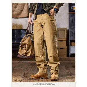 パンツ メンズ 男性用 春夏 カーゴパンツ ワイドパンツ ストレートパンツ カジュアルパンツ ワークパンツ 綿 ゆったり 体型カバー