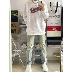 Tシャツ メンズ 男性用 コットン トップス 長袖 春秋 プリント ルーズ ビッグサイズ インナー 黒 白 紺 グレー