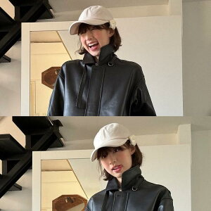 野球帽子 レディース 米白 UVカット 日焼け防止 紫外線対策 大頭 鴨舌帽子 メンズ キャップ 無地 ベースボールキャップ 小顔効果 調整可能 綿 春夏 秋冬