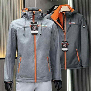 マウンテンパーカー メンズ 男性用 防水 防風 アウター フード付き ジャケット ブルゾン ジャンパー アウトドアウェア 登山ウェア 薄手 春秋冬 グレー系