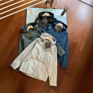 ジャケット メンズ 男性用 フード付き ブルゾン アウトドア カジュアル ウェア 登山 ウェア サイクリング アウター トップス ポリエステル 春秋 薄手 無地 グレー ブラック デニムブルー ダ