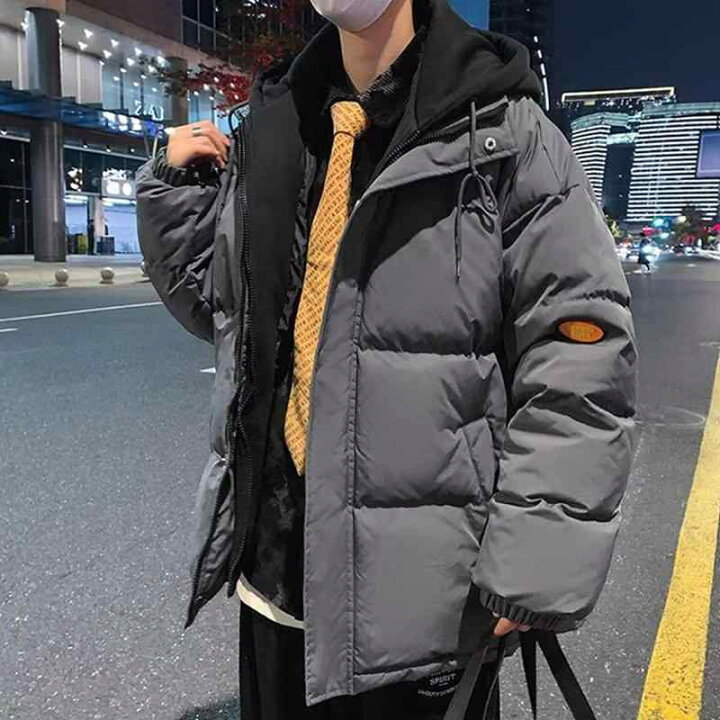 楽天市場】綿ジャケット メンズ レディース フード付き 中綿 