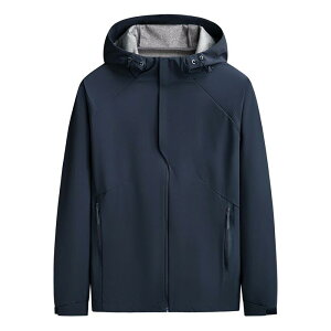 ジャケット メンズ 男性用 大きいサイズ ?帽 春秋 スポーツ カジュアル 無地 スタンドカラー ゆったり 長袖 ジップアップ ブルゾン ジャンパー ブラック グリーン ネイビー