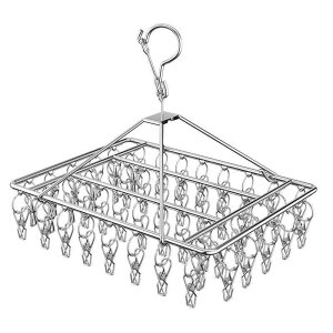 ハンガー レディース メンズ ステンレス 多機能 円形 洗濯 物干し 20ピンチ 30ピンチ 40ピンチ 50ピンチ 靴下 下着 タオル