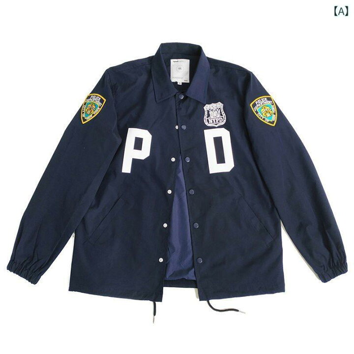 楽天市場】美 警 謎 コーチ ジャケット 男性 春秋 捜査 官 nypd コート 