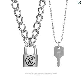 本物【 イギリス】 NANA同 型 シド 南京 錠 ネックレス パンク R ロック カップル 520 ギフト.カラフルカラーオシャレ