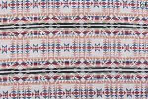 生地 秋冬物 服地 民族風 提花 織物 ポリエステル 綿 布 バッグ ソファ カバー ベッド用品 幾何学模様(x2)
