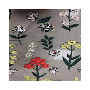 ウェディングドレス生地 スパンコール刺繍 春夏 魚の鱗模様 ブライダル 舞台衣装 イブニングドレス(x1000)