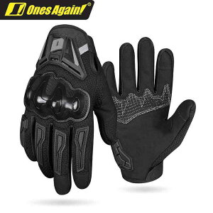 バイク グローブ 男性用 PVC 護 具 ポリエステル 通気性 防 ? 滑り止め タッチパネル オートバイ 自転車用 黒 赤 M L XL 2XL(x3)