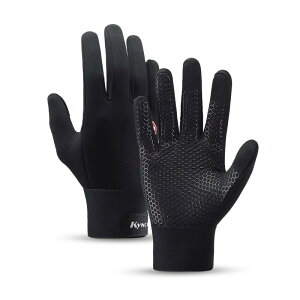 手袋 メンズ レディース 秋冬 裏起毛 タッチパネル対応 防寒グローブ スポーツ サイクルグローブ 自転車 バイク用 滑り止め 衝撃吸収 フリース(x2)