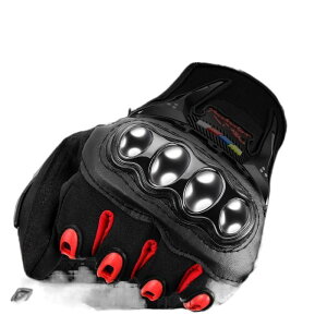 バイク グローブ 男性用 秋冬 防寒 防風 タッチパネル スマホ対応 オートバイ 自転車 運転 サイクル グローブ 黒 赤 緑