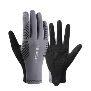 手袋 メンズ レディース アウトドア サイクルグローブ 夏用 滑り止め 通気性 指なし 手袋 男性用 マウンテンバイク 自転車 接触冷感 ポリエステル ブラック グレー