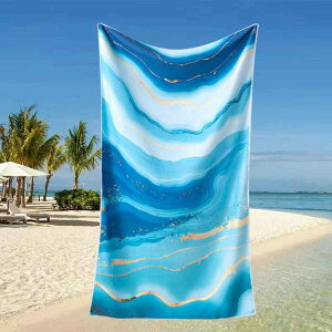 ビーチタオル 速乾 吸水 ビーチバスタオル 水泳 ヨガ スポーツ ビーチ 不沾沙 魚尾 ヒョウ柄 海星 海景 方格 八爪魚 マイクロファイバー 薄手 軽量 70 140 80 160