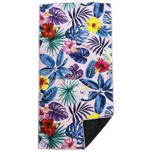 タオル レディース メンズ カスタム デジタル ヨガ スポーツ ビーチ 防砂 吸水 速乾 軽量 黒 アントクロス(x300)