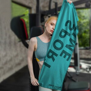 スポーツタオル レディース メンズ 接触冷感 吸水 速乾 ポリエステル ジム フィットネス 運動用 薄手 軽量 パープル ブルー オレンジ レッド ブラック ホワイト グリーン ブルー 100 30