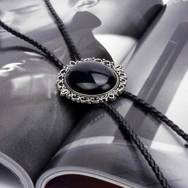 ネクタイ キッズ 子供用 ウール BOLO TIE ボーロタイ ループタイ 八角金花鬼頭 王冠海水 ブルー 金 銀 ヘラジカ 龍 薔薇 ローズ 黒 青 緑 松石 牛 ヘッド 星座(x2)