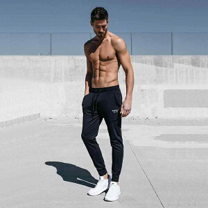 パンツ メンズ 男性用 スポーツウェア スウェットパンツ トレーニング ランニング ウェア コットン 綿 伸縮性 裾絞り 緑 グリーン 黒 ブラック グレー 秋冬(x2)